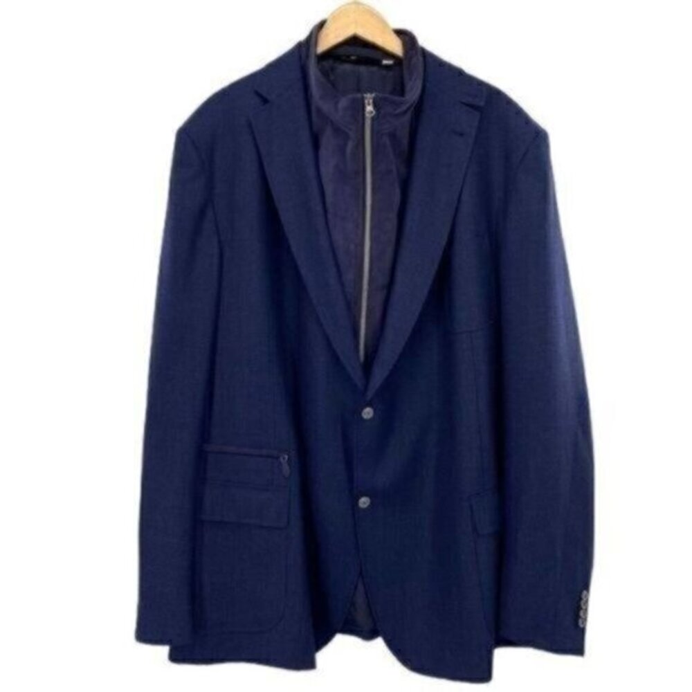 Robert Graham Downhill Sports Coat Blue Wool Blend